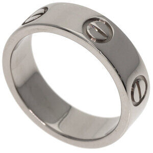 CARTIER Authentic 18k Silver Love Ring #51